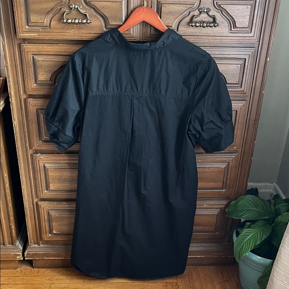 Black Button-Up Shirt Dress - Picture 6 of 8